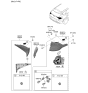 Diagram for 2023 Kia Sportage Back Up Light - 92402P1020