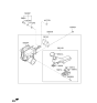 Diagram for 2023 Kia Sportage Brake Master Cylinder Reservoir - 58511P0000