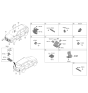 Diagram for Kia Sportage Tailgate Handle - 81820P1010