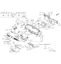 Diagram for 2021 Kia Niro EV Steering Column Cover - 84852G5100WK