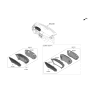 Diagram for 2022 Kia Niro Speedometer - 94051G5220