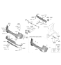 Diagram for 2022 Kia Niro Parking Assist Distance Sensor - 99310G5000SWP