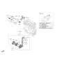 Diagram for Kia Niro Timing Belt Idler Pulley - 2528703HA0