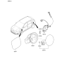 Diagram for 2018 Kia Niro Fuel Filler Housing - 69513G5000