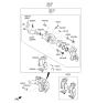 Diagram for 2017 Kia Niro Brake Pad Set - 58302F2A30