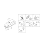 Diagram for 2022 Kia Niro Cruise Control Module - 99110G5600