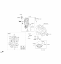 Diagram for 2019 Kia Niro Timing Cover - 2135003HA0