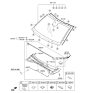 Diagram for 2019 Kia Niro Weather Strip - 86430G5000