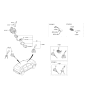 Diagram for 2020 Kia Niro EV Ignition Lock Cylinder - 81905G5600