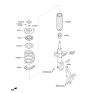 Diagram for 2019 Kia Niro Shock Absorber - 54651G5090