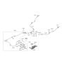 Diagram for 2020 Kia Niro Parking Brake Cable - 59770G2400