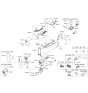 Diagram for Kia Niro Cup Holder - 84670G5100CGS