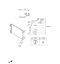 Diagram for Kia Niro Coolant Reservoir Hose - 25450G2510