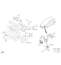 Diagram for 2019 Kia Niro Oil Pressure Switch - 9475002100