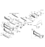 Diagram for 2020 Kia Niro Grille - 86350G5600