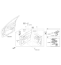 Diagram for Kia Niro Power Window Switch - 93570G5040