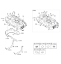 Diagram for 2019 Kia Niro Fuel Tank Strap - 31210G5600