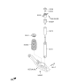 Diagram for 2019 Kia Niro Shock And Strut Mount - 55330G2100