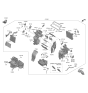 Diagram for 2021 Kia Sedona Blend Door Actuator - 971623SAA0