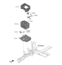 Diagram for 2022 Kia Forte Battery Tray - 37150M6100
