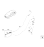 Diagram for 2020 Kia Forte Fuel Door Release Cable - 81590M7000