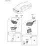Diagram for 2019 Kia Forte Light Socket - 92491M7000