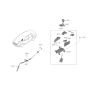 Diagram for 2021 Kia Forte Automatic Transmission Shift Levers - 46700M6210