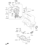 Diagram for Kia Forte Crankshaft Seal - 214432E100