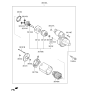 Diagram for 2020 Kia Forte Starter Brush - 361592E501