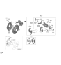 Diagram for 2022 Kia Seltos Brake Caliper Piston - 58213C9300