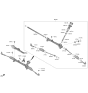 Diagram for Kia Forte Tie Rod End - 56825F2000