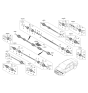 Diagram for 2021 Kia Forte CV Boot - 495A4M7400