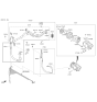 Diagram for 2014 Kia Forte A/C Clutch - 976443R000