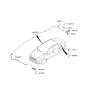 Diagram for 2020 Kia Forte Antenna Mast - 96210M7300EB