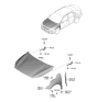 Diagram for 2020 Kia Forte Hood Hinge - 66910M7000