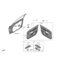 Diagram for Kia Forte Mirror Switch - 93530M6200