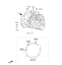 Diagram for 2020 Kia Forte Transmission Assembly - 430003D817