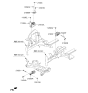 Diagram for Kia Forte Engine Mount Bracket - 21830M7000