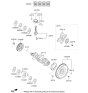 Diagram for 2019 Kia Forte Flywheel - 232002E401