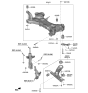 Diagram for Kia Forte Front Cross-Member - 62405M7050