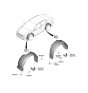 Diagram for Kia Forte Wheelhouse - 86812M7000