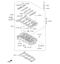 Diagram for 2021 Kia Forte Cylinder Head - 221002E090