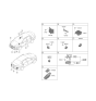 Diagram for 2020 Kia Forte Air Bag Control Module - 95910M7400