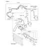 Diagram for Kia Sorento A/C Expansion Valve - 976262K000