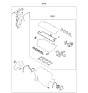 Diagram for 2009 Kia Soul Cylinder Head Gasket - 2091023H00