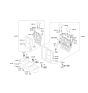 Diagram for 2011 Kia Soul Seat Cover - 891602K000AHD