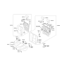 Diagram for 2009 Kia Soul Seat Cover - 891602K000AHD