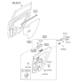 Diagram for 2009 Kia Soul Power Window Switch - 935802K000WK