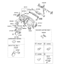 Diagram for Kia Hazard Warning Switch - 937902K000