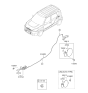 Diagram for Kia Fuel Door Release Cable - 815902K000